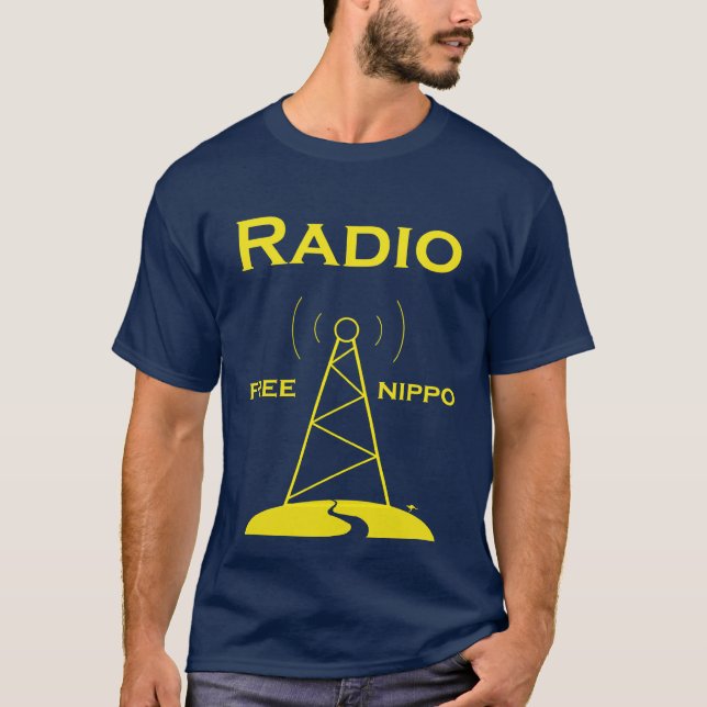 T-shirts Nippo livre de rádio (Frente)