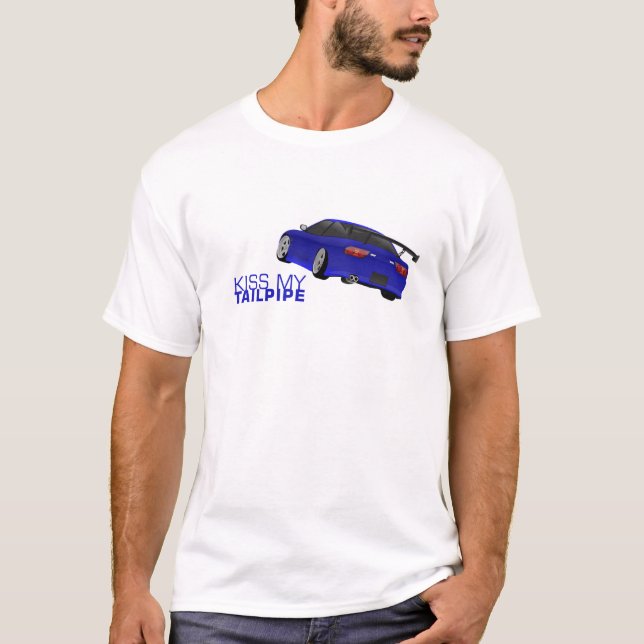 T-shirts Nissan s13 (180sx/200sx/240sx) - Azul (Frente)