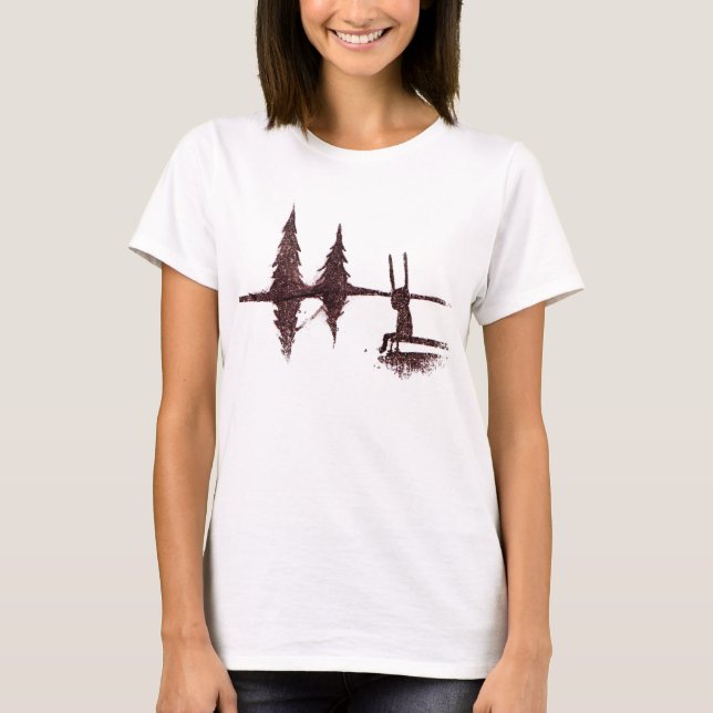 T-shirts No lago (Frente)