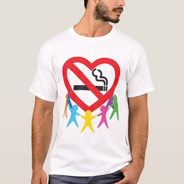 T-shirts No-smoking heart T (Frente)