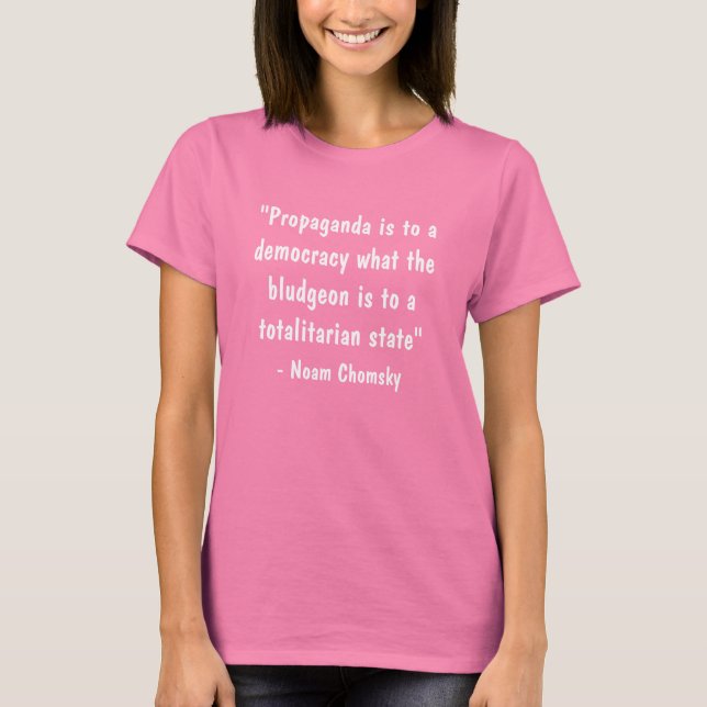 T-shirts Noam Chomsky (Frente)