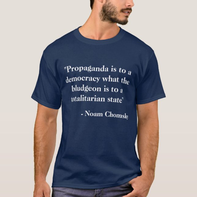 T-shirts Noam Chomsky (Frente)
