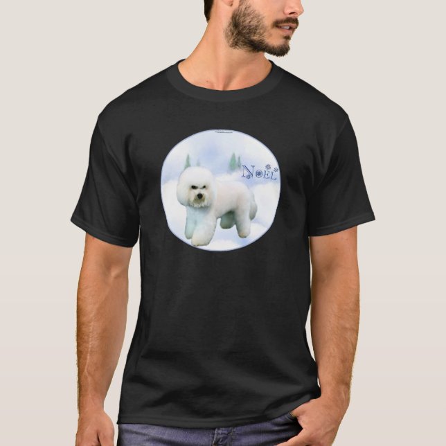 T-shirts Noel Bichon Frise (Frente)