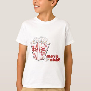 T-shirts Noite de cinema da pipoca