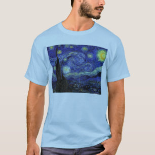T-shirts noite estrelado estrelado