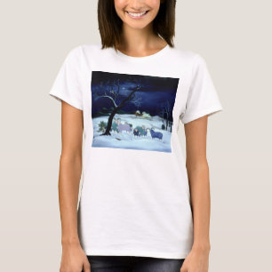 T-shirts Noite santamente 1995 da noite silenciosa