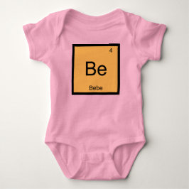 T-shirts Nome Bebê Química Elemento Tabela Periódica