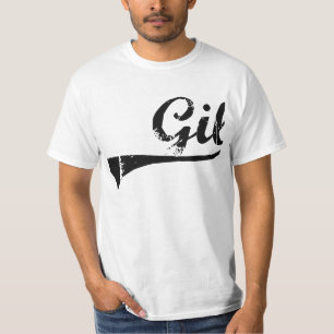 T-shirts Nome clássico do estilo de Gil