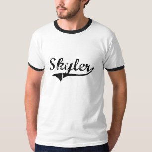 T-shirts Nome clássico do estilo de Skyler