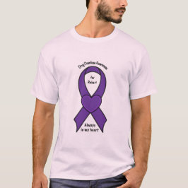 T-shirts Nome da fita da consciência da overdose de droga
