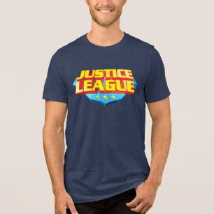 T-shirts Nome da Liga da Justiça e Logotipo de Blindagem