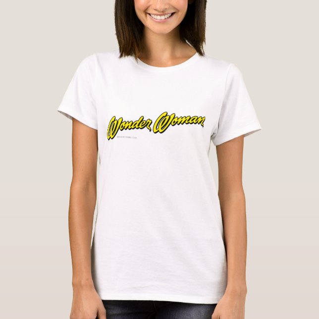 T-shirts Nome da Mulher Maravilha (Frente)