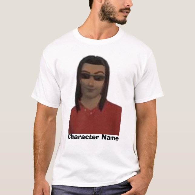 T-shirts Nome do caráter (Frente)