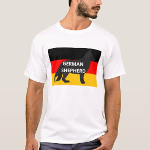 T-shirts nome do silo do german shepherd no germuitos-flag.