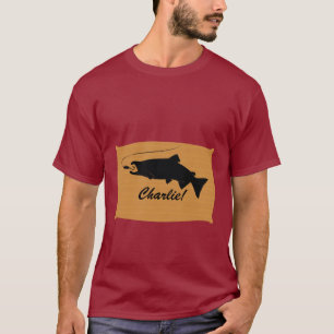 T-shirts Nome dos salmões de Coho customizável