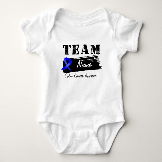 T-shirts Nome feito sob encomenda da equipe - cancro do (Frente)