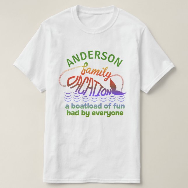 T-shirts Nome feito sob encomenda engraçado das férias em (Frente do Design)