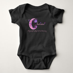 T-shirts Nome feminino Charissa decorativo personalizado si