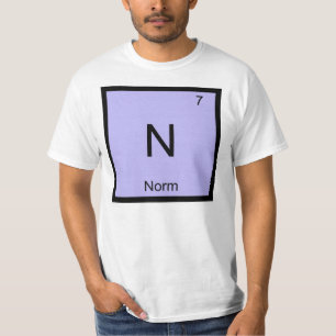 T-shirts Nome Norma Elemento Químico Tabela Periódica