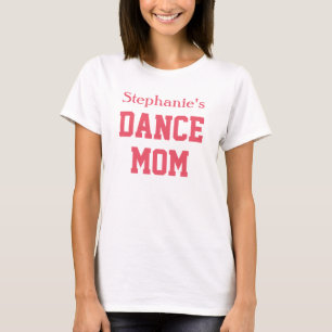 T-shirts Nome personalizado da filha da mamã da dança