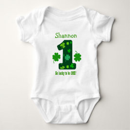 T-shirts Nome Personalizado V12A do Número Shamrock Raparig