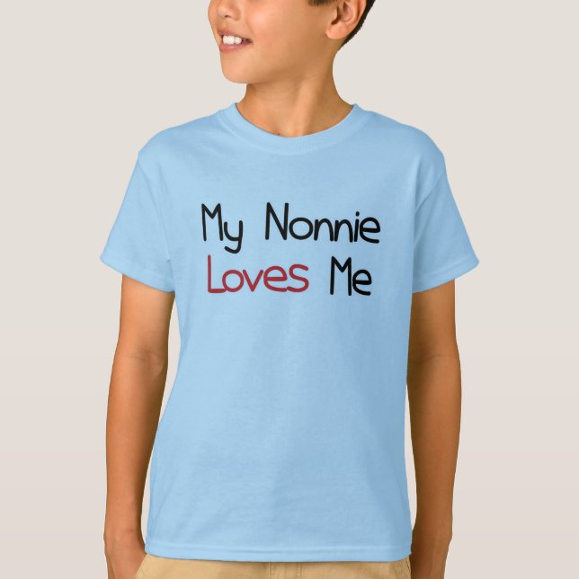 T-shirts Nonnie ama-me (Frente)
