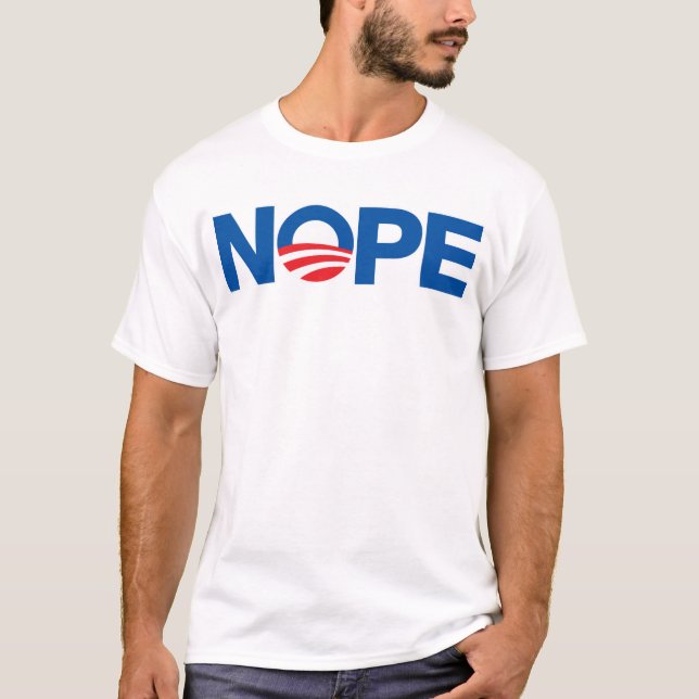 T-shirts Nope Obama (Frente)