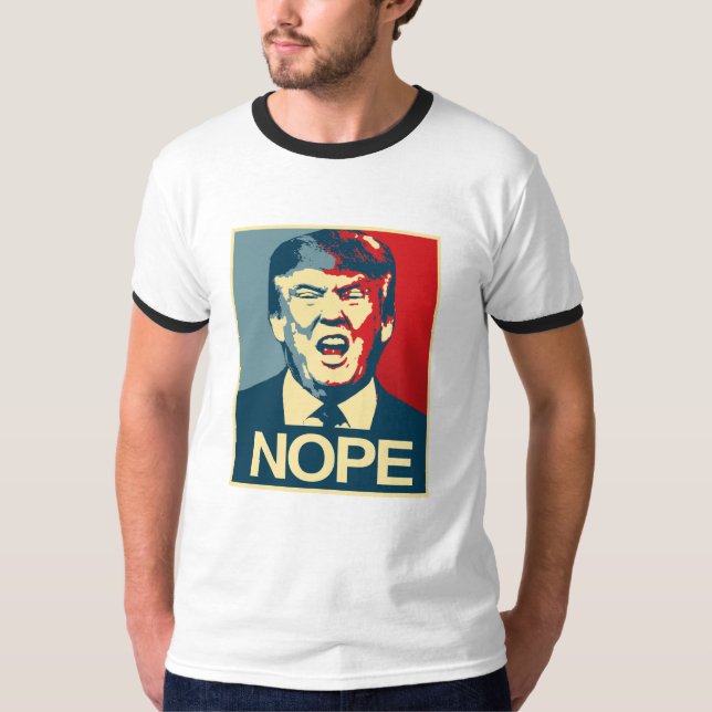 T-shirts NOPE - Poster do Anti-Trunfo - Anti-Trunfo - (Frente)