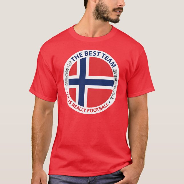 T-shirts Norge Norway Art Shield (Frente)