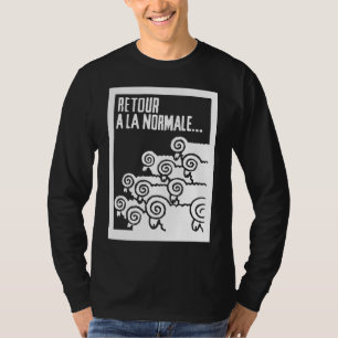 T-shirts normale de Alá do retour