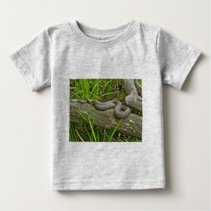 T-shirts Norte de Cobra de Água do  no Log de Vários Itens