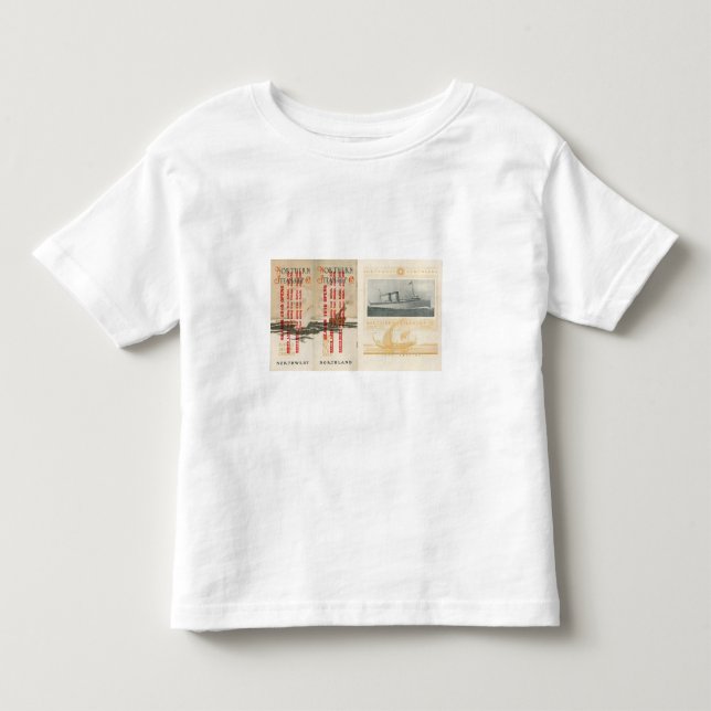 T-shirts Norte Navio a vapor Empresa (Frente)