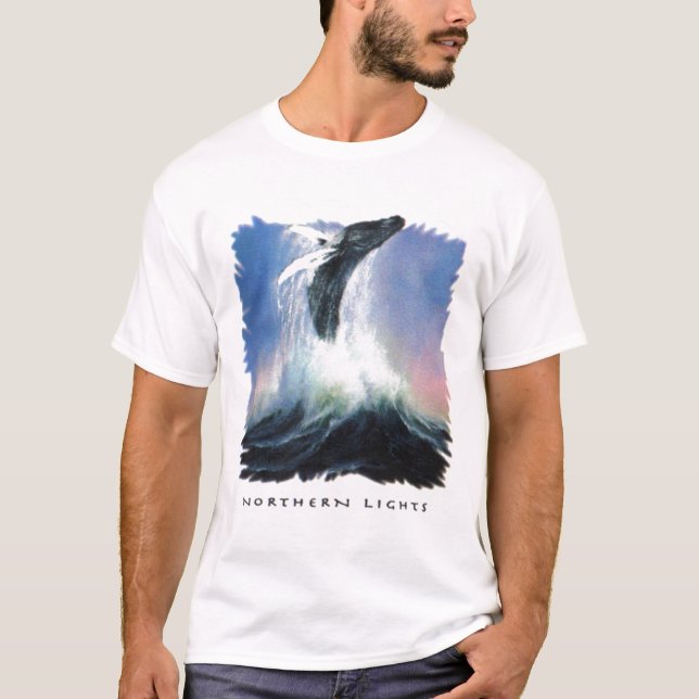 T-shirts Northernlightswhale (Frente)