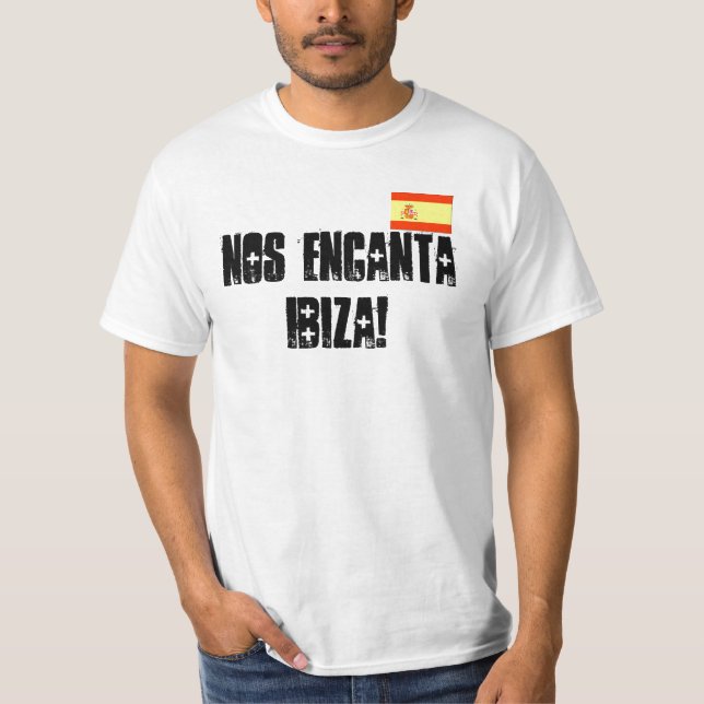 T-shirts Nós amamos o T de Ibiza (Frente)