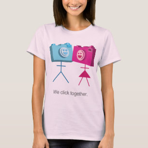 T-shirts Nós clicamos junto