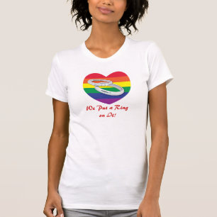 T-shirts Nós colocamos um anel nisso/casamento gay
