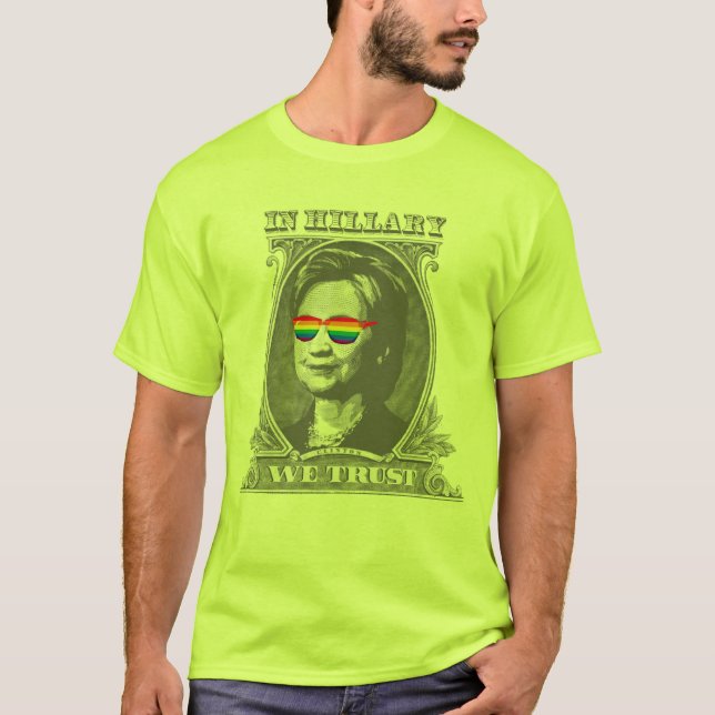 T-shirts Nós confiamos em Hillary (Frente)