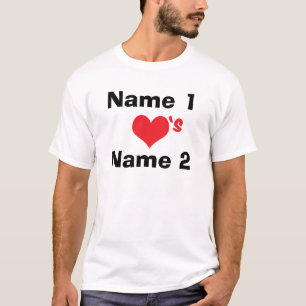 T-shirts Nós Estamos Apaixonados Personalizado
