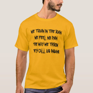 T-SHIRTS NÓS NÃO TREINAMOS NA SENSAÇÃO DE RAINWE NENHUMA