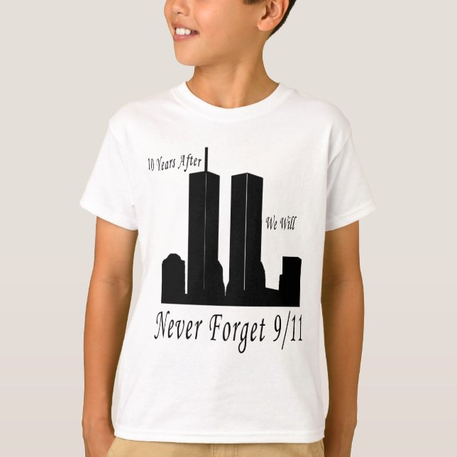 T-shirts Nós nunca esqueceremos 9/11 (Frente)