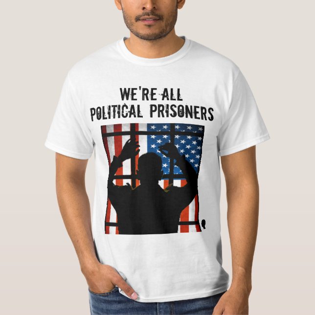T-shirts NÓS somos TODOS OS PRESOS POLÍTICOS ** (Frente)