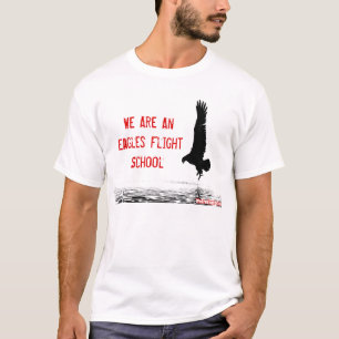 T-shirts Nós somos uma escola do vôo de Eagles