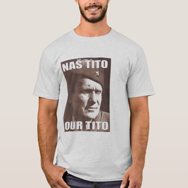 T-SHIRTS NOSSA FOTO DE TITO DO MARECHAL (Frente)