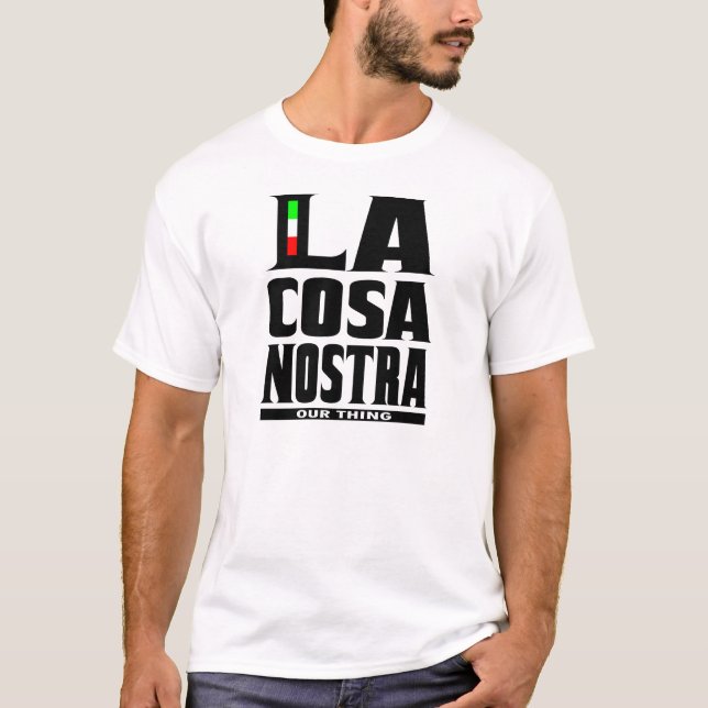 T-shirts Nostra de cosa do La (NOSSA COISA) (Frente)