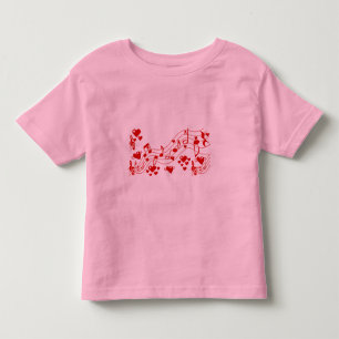 T-shirts Notas de Amor_