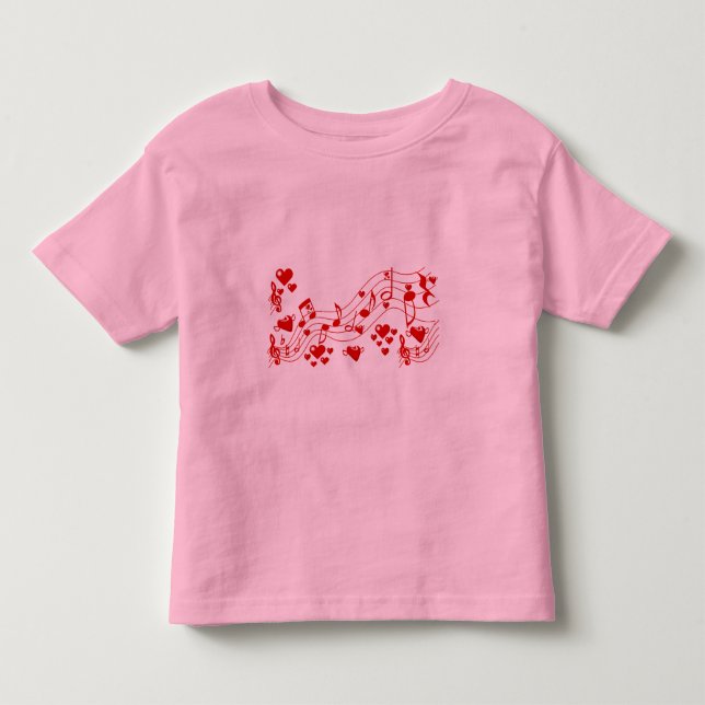 T-shirts Notas de Amor_ (Frente)