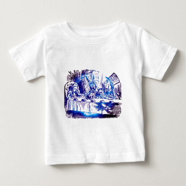 T-shirts Nova do azul de Alice (Frente)