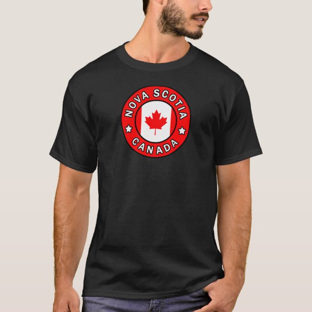 T-shirts Nova Escócia Canadá (Frente)