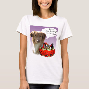 T-shirts Nova Escócia Duck Tolling Retriever Halloween Cand