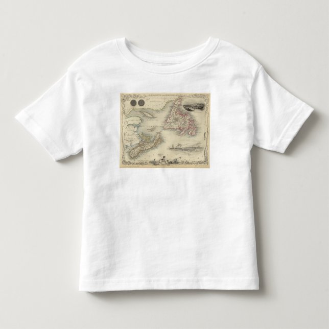 T-shirts Nova Escócia e Terra Nova (Frente)